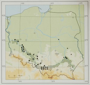 Kotewka orzech wodny - zasięg